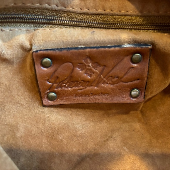 Patricia Nash Leather Fringe Western Shoulder Handbag - Picture 11 of 14